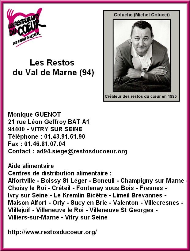 Distribution De Le Roi De Cœur Les Restos du Cœur du Val de Marne (94)